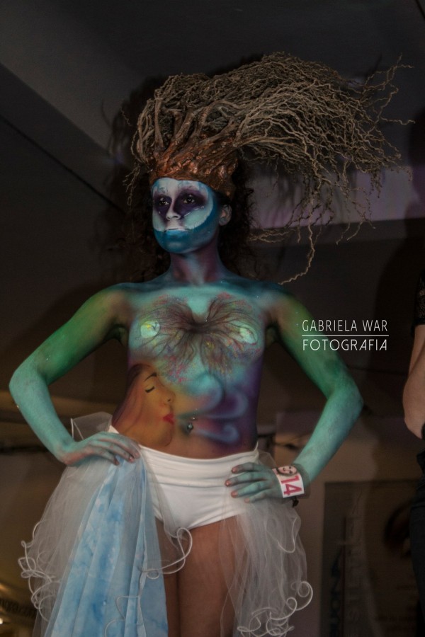 Bodypaint realizado en el concurso de Buonaestetika 2016