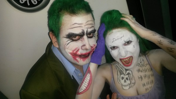 trabajo Joker para fiesta de disfraces