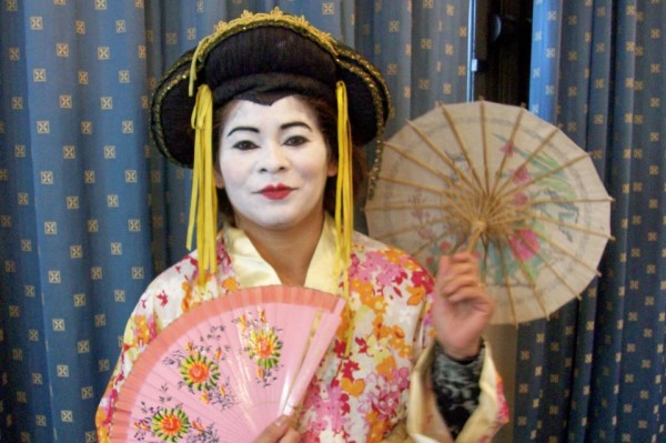 Maquillaje artístico "La geisha"