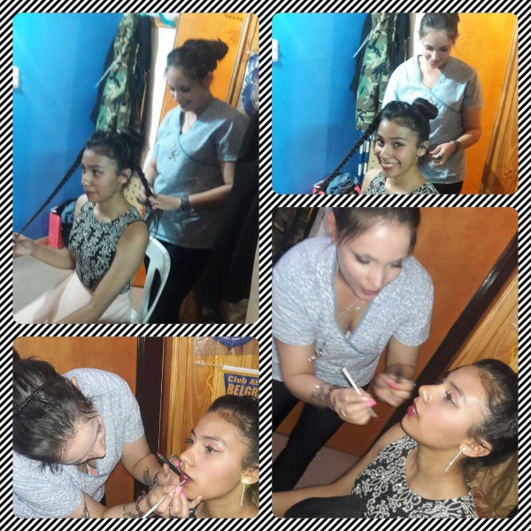 Maquillaje en proceso para candidata a Reina del CAAS.
#Modelo : Nicole A.
#MakeUp :Yanina Sigaloff.