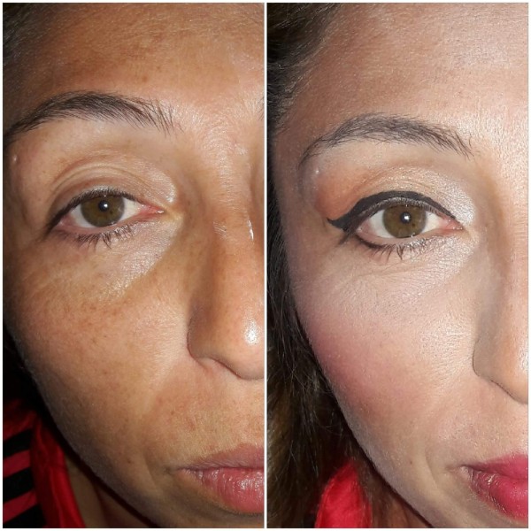 Maquillaje para evento social.
Antes y después. 
#Modelo: Carolina.
#MakeUp : Yanina Sigaloff.
