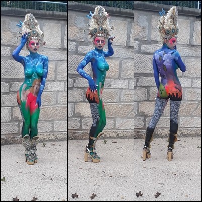 Utopia: trabajo presentado en la 20 edicion del festival mundial de bodypainting en Klagenfurt Austria.