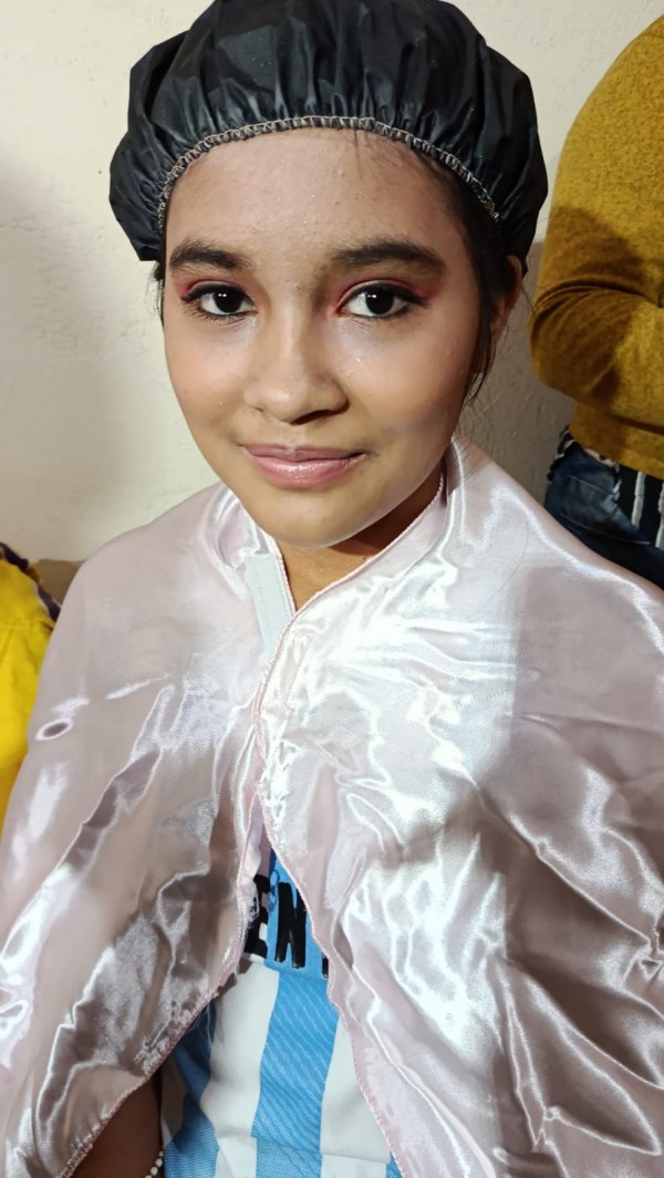 Maquillaje Social, 15 Años. Tonos rosados, delicado