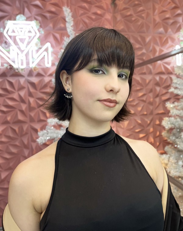 Cut Crease en tonos verdes