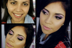 maquillaje social, antes y despues