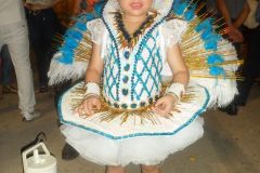 Maquillaje de carnaval infantil realizado en la ciudad de Corrientes