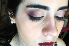 Maquillaje realizado en curso de maquillaje