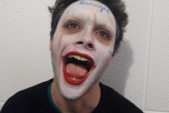 Caracterización teatral, "El Joker".