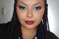Makeup social corte en tono Turquesa
